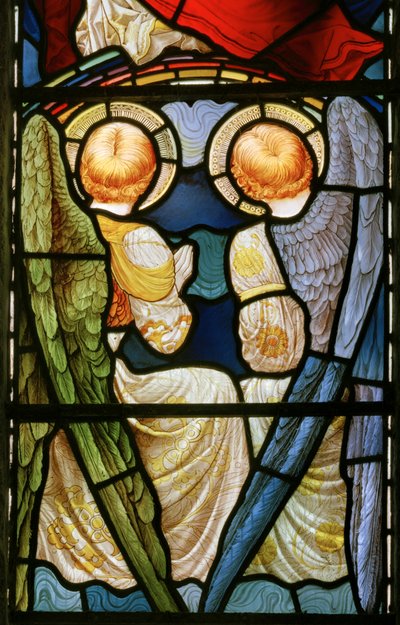 Engel, Te Deum, Ostfenster von John William Brown